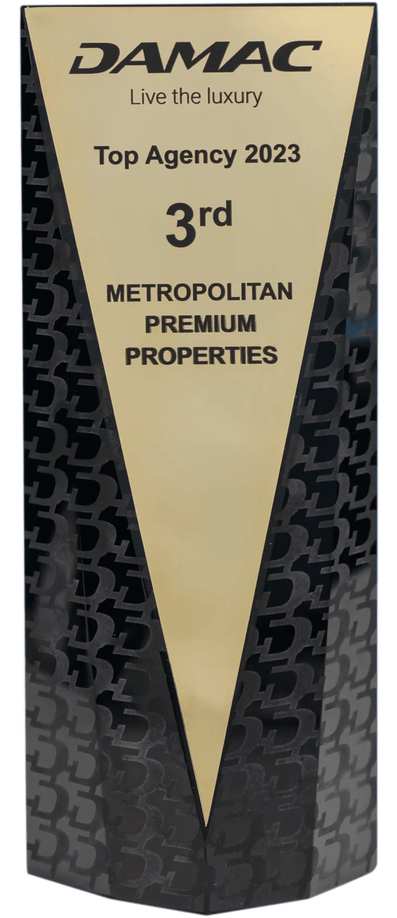 No 3 DAMAC Broker Awards Metropolitan Premium Proprties - 2023
